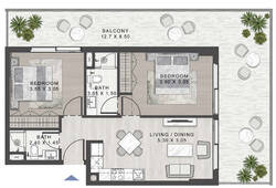 2 bedroom apartment